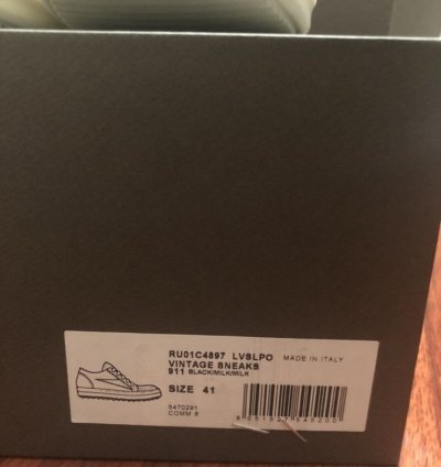 Rick Owens suede vans sneakers