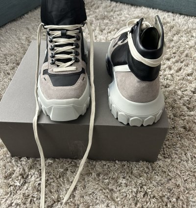 Rick Owens Tractor Hiking Boots Dunks Larry FW 19 NEW