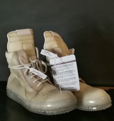 Rick Owens Transparent Leather Geobasket
