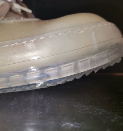 Rick Owens Transparent Leather Geobasket