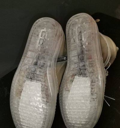 Rick Owens Transparent Leather Geobasket