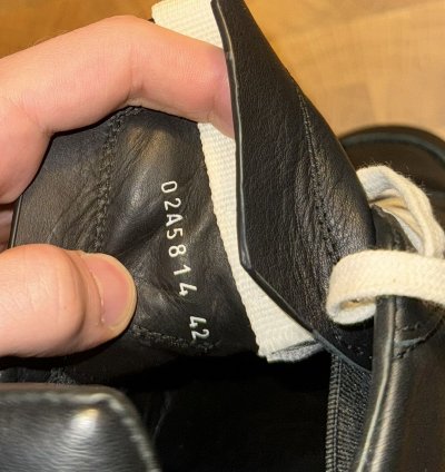 Rick Owens Tripple Black Goth Runners Sneakers