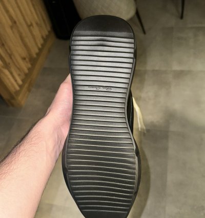 Rick Owens Tripple Black Goth Runners Sneakers
