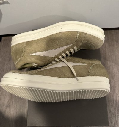 Rick Owens Unshaved Cow Leather Vintage Low Acid Size 46