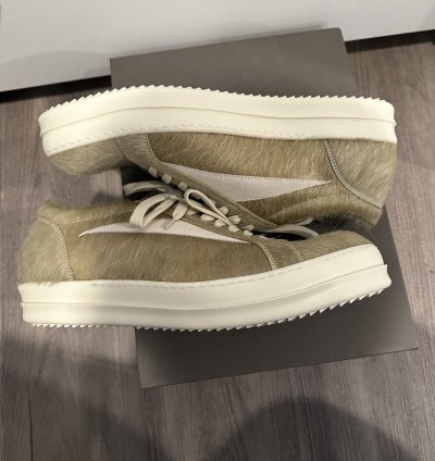 Rick Owens Unshaved Cow Leather Vintage Low Acid Size 46