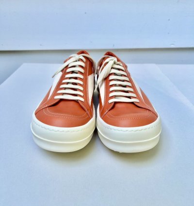 RICK OWENS VANS FW22 STROBE VINTAGE SNEAKER ORANGE