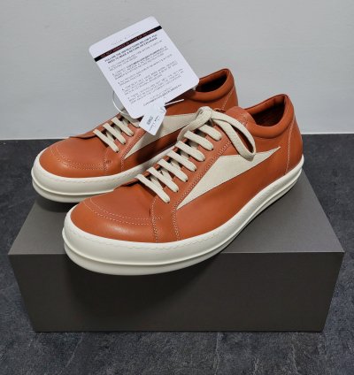 RICK OWENS VANS FW22 STROBE VINTAGE SNEAKERS