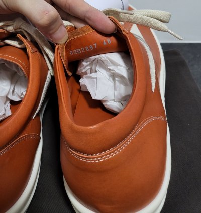RICK OWENS VANS FW22 STROBE VINTAGE SNEAKERS
