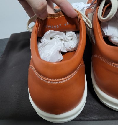 RICK OWENS VANS FW22 STROBE VINTAGE SNEAKERS