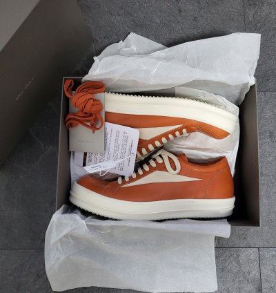 RICK OWENS VANS FW22 STROBE VINTAGE SNEAKERS