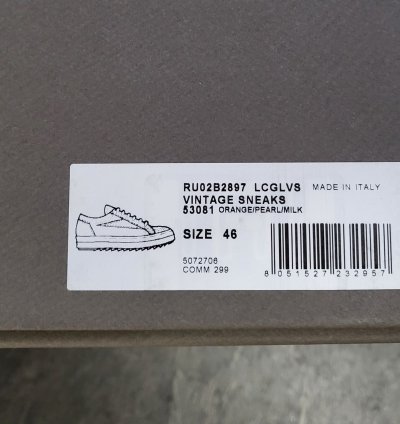 RICK OWENS VANS FW22 STROBE VINTAGE SNEAKERS