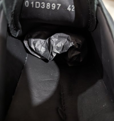 Rick Owens Vans waxy nubuck vintage sneaker black milk