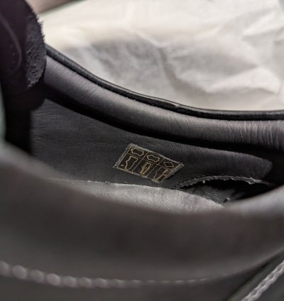 Rick Owens Vans waxy nubuck vintage sneaker black milk