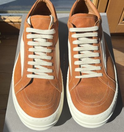 Rick Owens Vintage Leather Sneakers 11 5