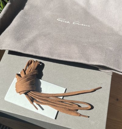 Rick Owens Vintage Leather Sneakers 11 5