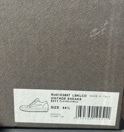 Rick Owens Vintage Leather Sneakers 11 5