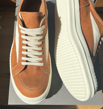 Rick Owens Vintage Leather Sneakers 11 5