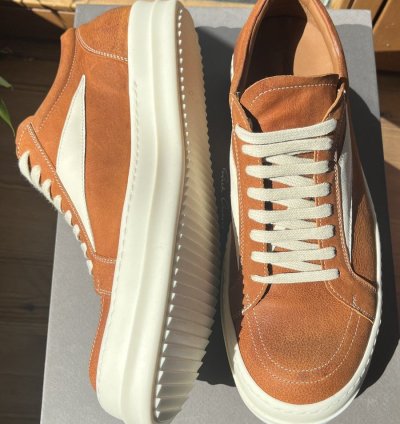 Rick Owens Vintage Leather Sneakers 11 5