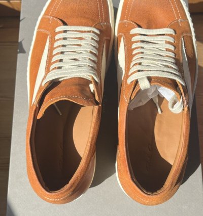 Rick Owens Vintage Leather Sneakers 11 5