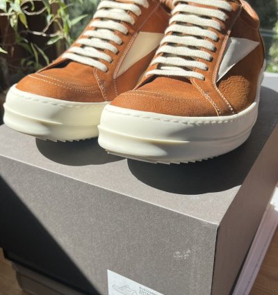 Rick Owens Vintage Leather Sneakers 11 5