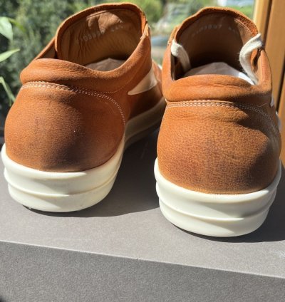 Rick Owens Vintage Leather Sneakers 11 5