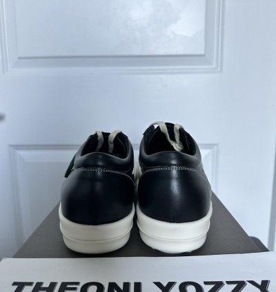 Rick Owens Vintage leather sneakers PELLE Black Ramones