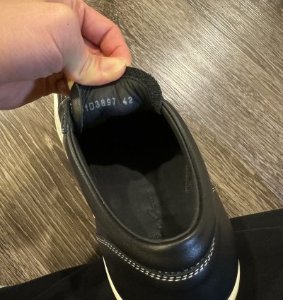 Rick Owens Vintage Leather Sneakers Sz 42