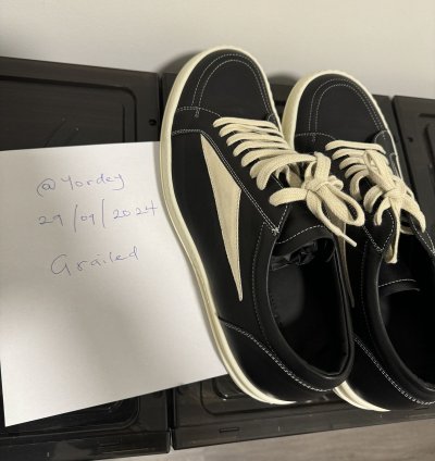 Rick Owens Vintage leather Sneakers Sz 44