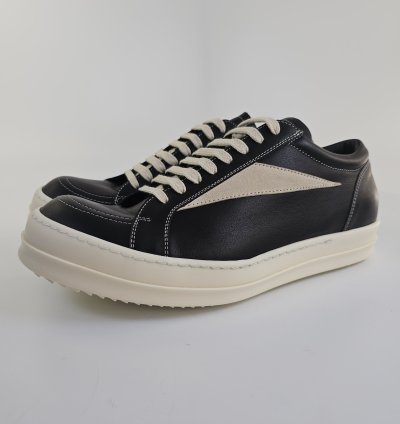 Rick Owens Vintage Porterville Black Sneakers New 42