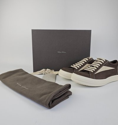 Rick Owens Vintage Porterville Fawn Milk Sneakers New