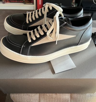 Rick Owens Vintage Sneak LPO black milk