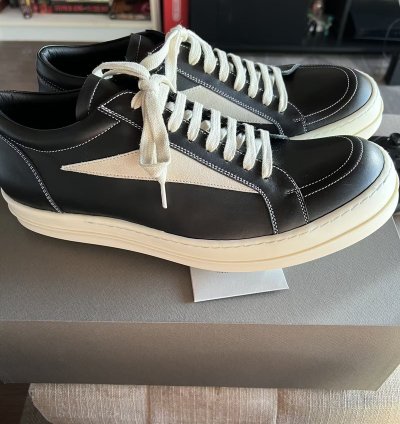 Rick Owens Vintage Sneak LPO black milk