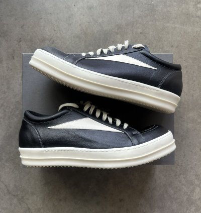 Rick Owens Vintage Sneaker Black Leather Brand New
