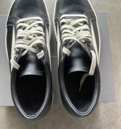 Rick Owens Vintage Sneaker Black Leather Brand New