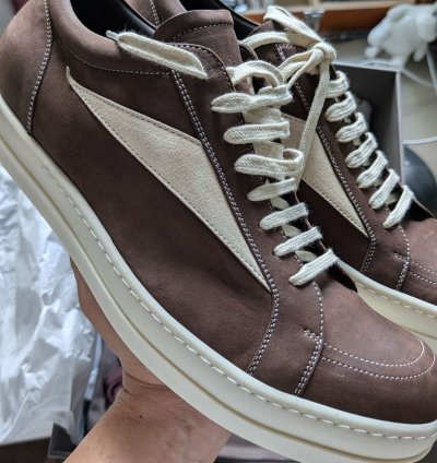 Rick Owens Vintage Sneakers Brown Milk