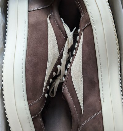 Rick Owens Vintage Sneakers Brown Milk