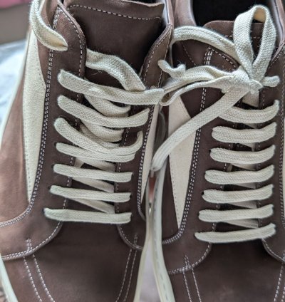 Rick Owens Vintage Sneakers Brown Milk