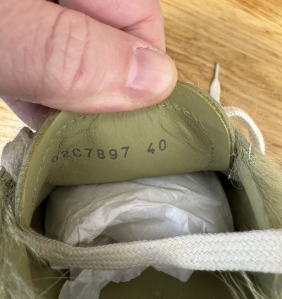 Rick Owens vintage sneakers dirty acid milk size 40