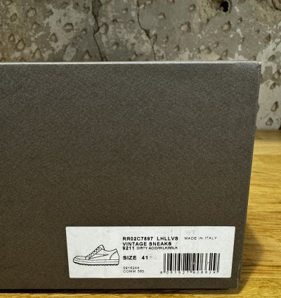 Rick Owens vintage sneakers dirty acid milk size 41