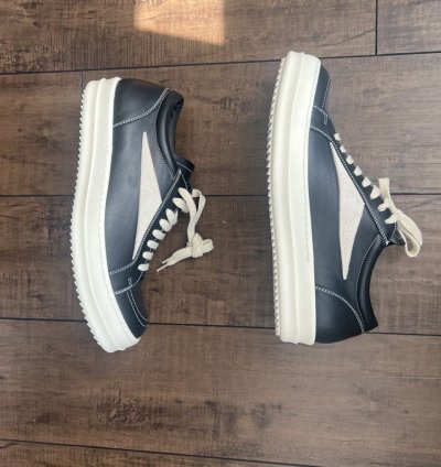 Rick Owens Vintage Sneakers in Black Milk