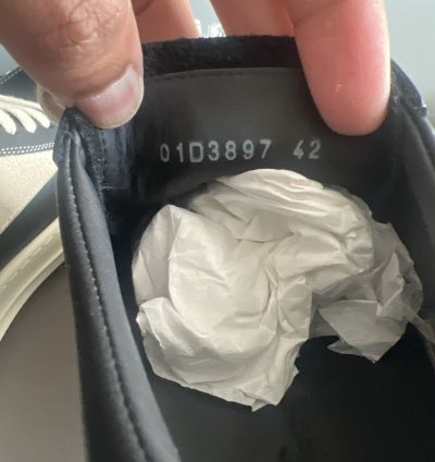 Rick Owens Vintage Sneakers in Black Milk