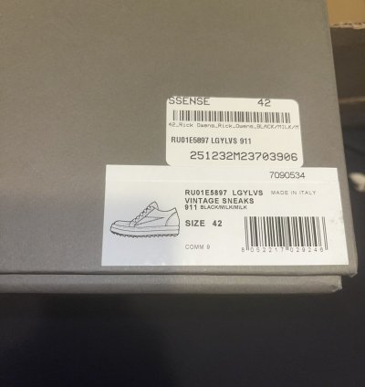 Rick Owens vintage sneakers vans New size 42