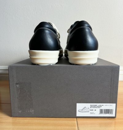 Rick Owens Vintage Sneakers Vans Size 40 Black