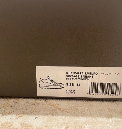 Rick Owens Vintage Sneaks Black Suede
