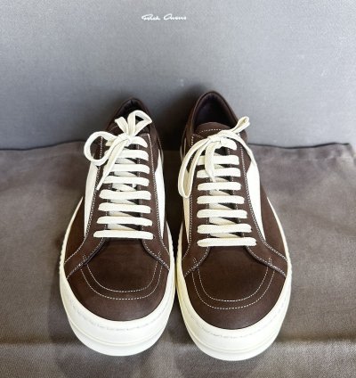Rick Owens Vintage Sneaks in Brown leather SZ 42 NWB