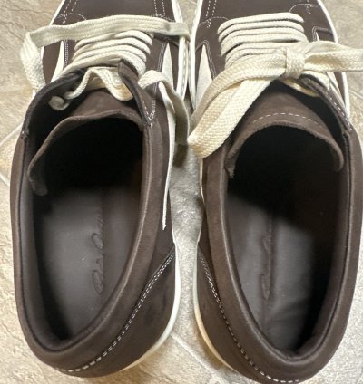 Rick Owens Vintage Sneaks in Brown leather SZ 42 NWB
