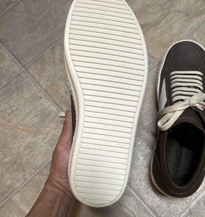 Rick Owens Vintage Sneaks in Brown leather SZ 42 NWB
