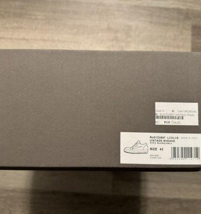 Rick Owens Vintage Sneaks Milk FW24