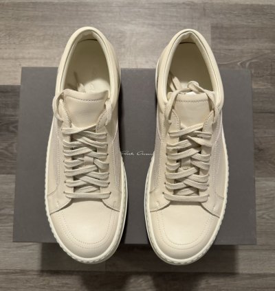 Rick Owens Vintage Sneaks Milk FW24
