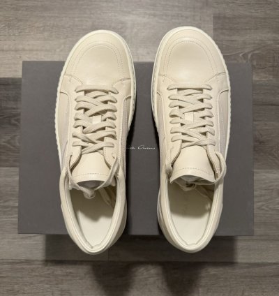 Rick Owens Vintage Sneaks Milk FW24